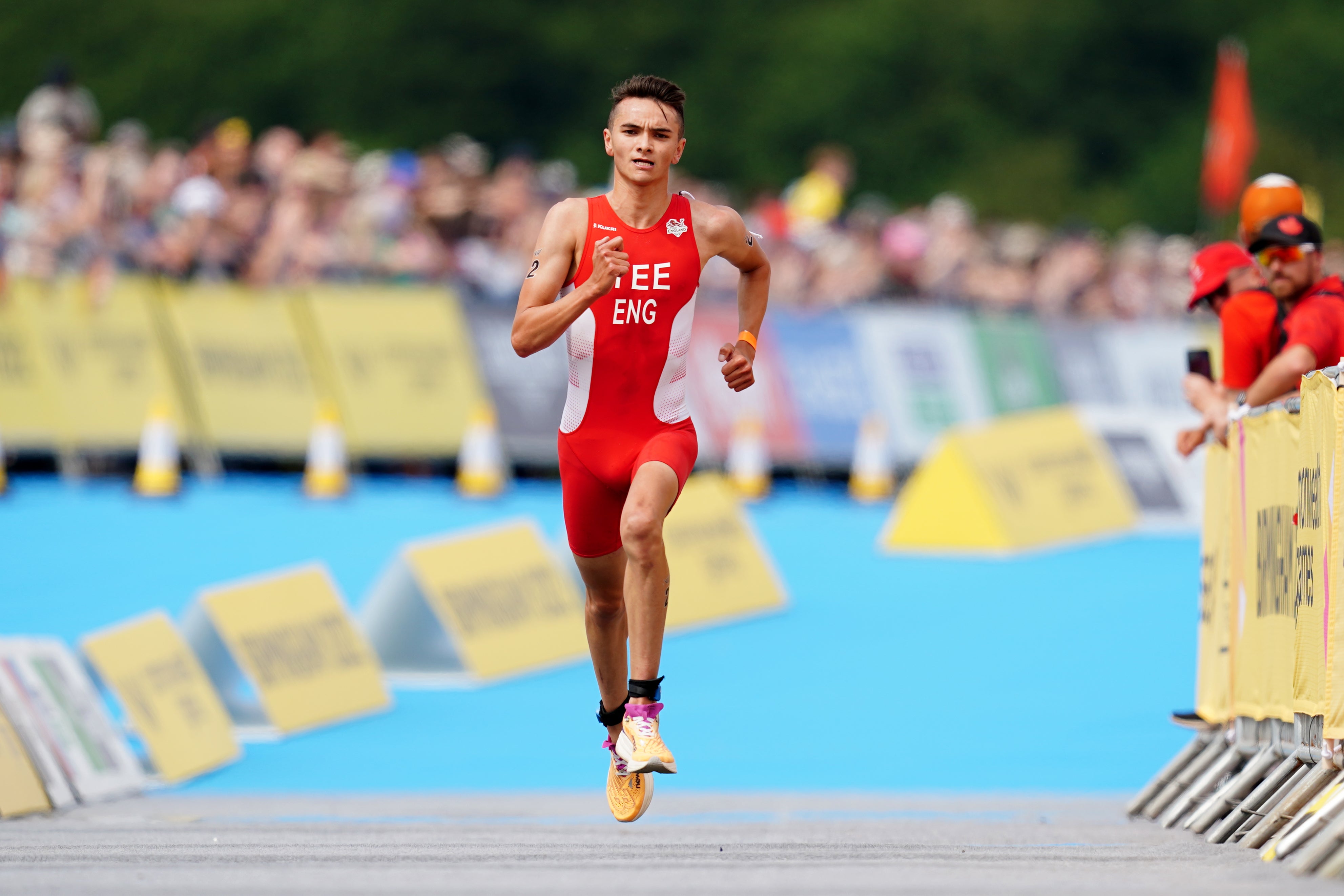 Yee was cheered home for the first gold at the 2022 Commonwealth Games (David Davies/PA)