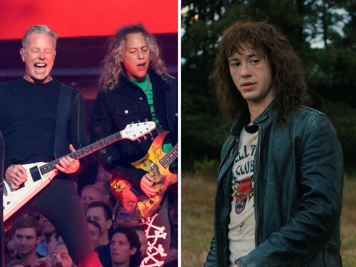 Metallica pays tribute to Stranger Things’ Eddie Munson at Lollapalooza