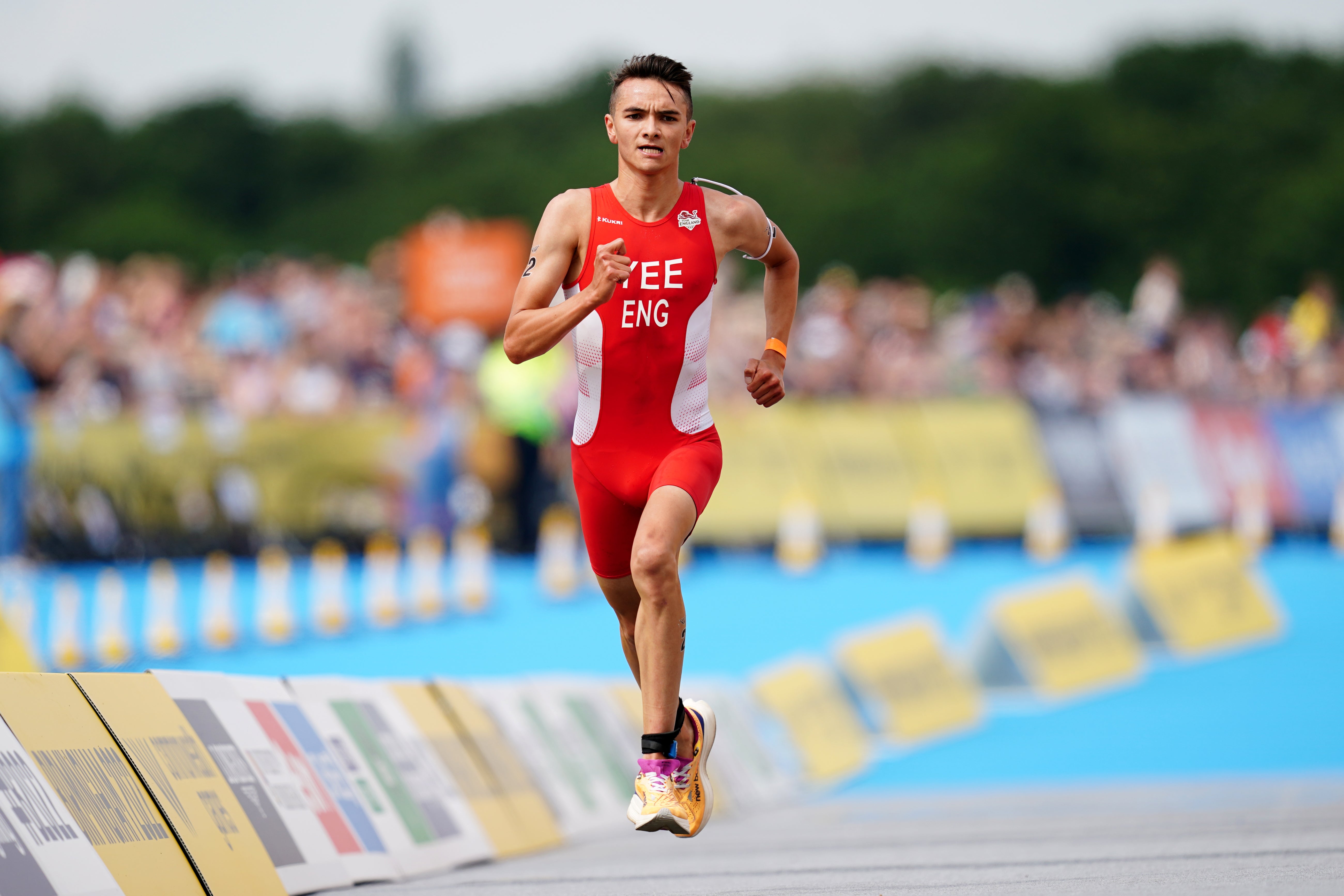 Alex Yee won the first Gold Medal of the 2022 Commonwealth Games (David Davies/PA)