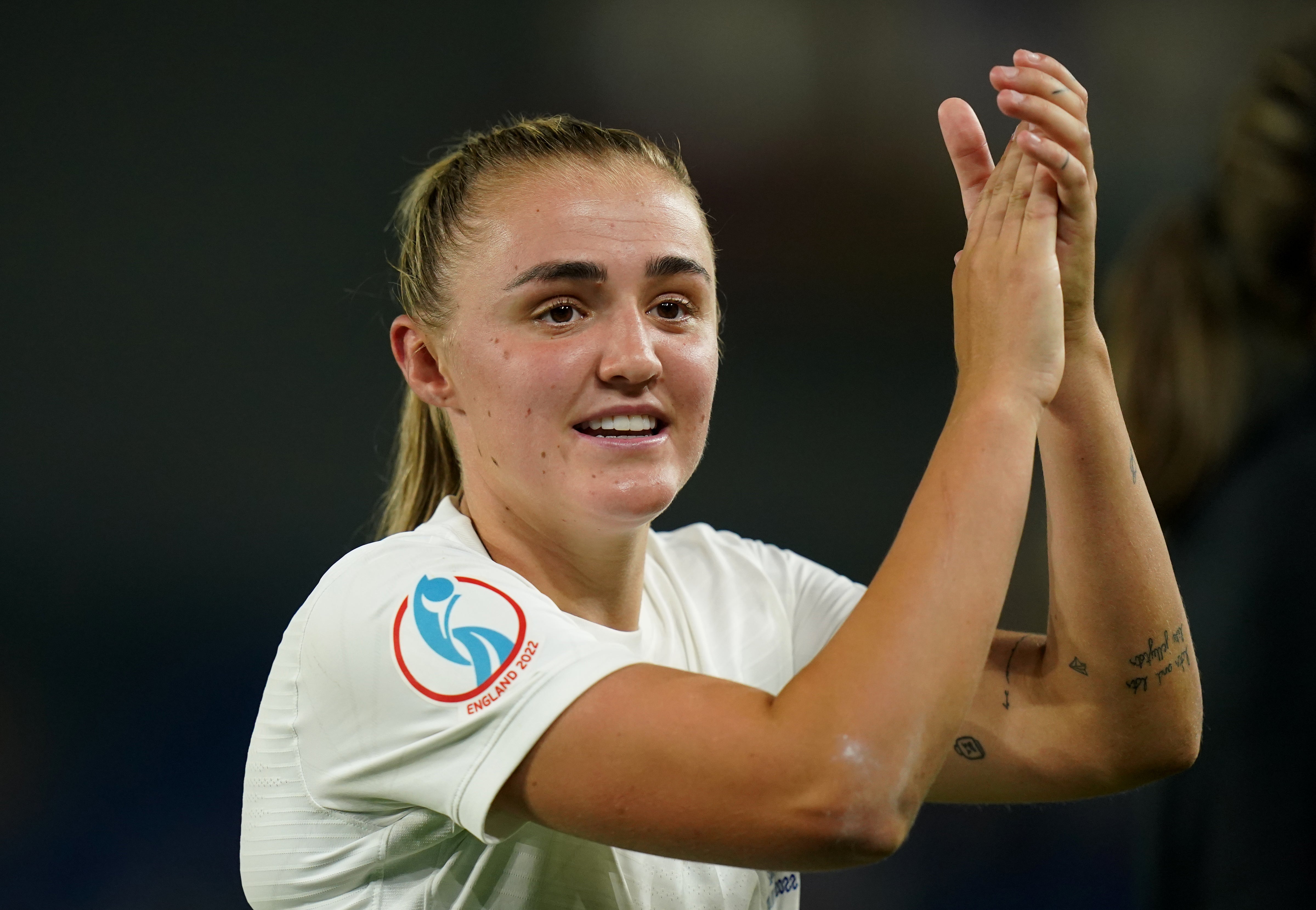 Georgia Stanway has started all of England’s games at Euro 2022 (Adam Davy/PA).