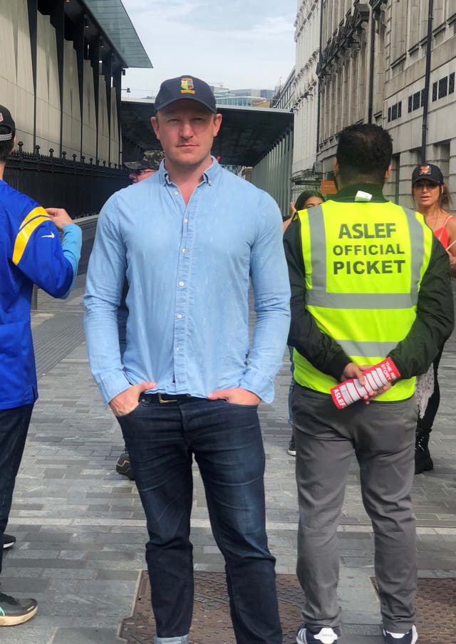 Sam Tarry was sacked from the frontbench on Wednesday hours after joining strikers at an RMT picket line (Maighna Nanu/PA)
