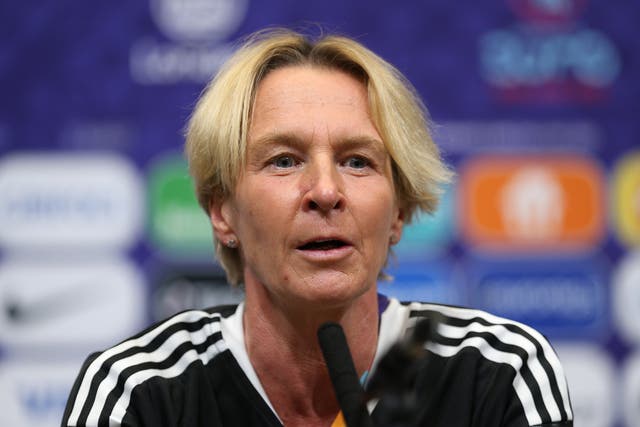 Martina Voss-Tecklenburg believes Sunday’s Euro 2022 sell-out final between England and Germany will only be a true victory if it leads to growth of the sport (Nigel French/PA)