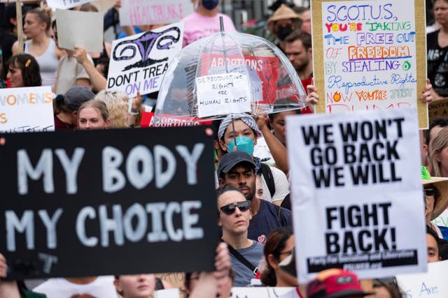 <p>File photo: Abortion rights protest in Georgia </p>