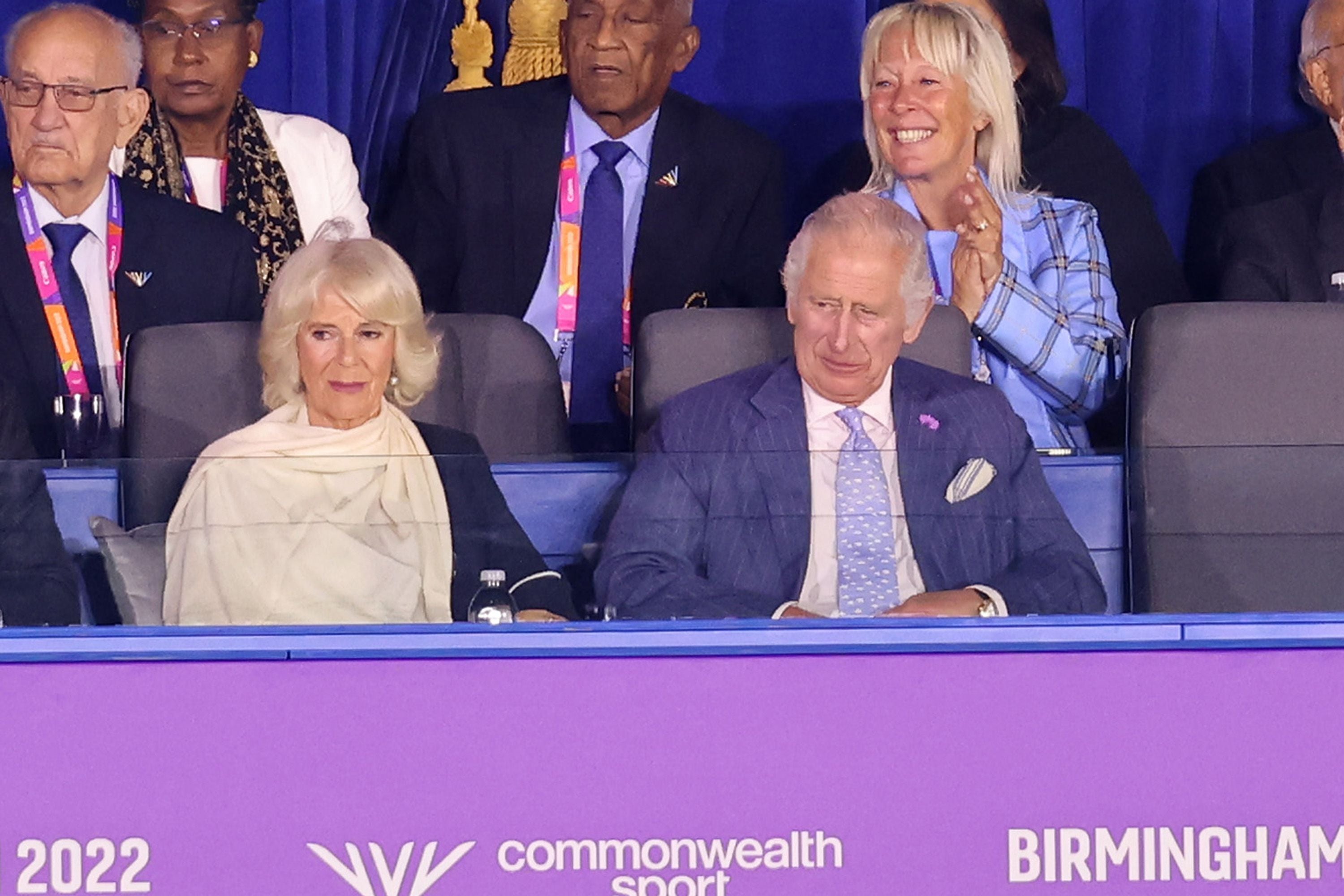 Prince Charles and Camilla, Duchess of Cornwall attend the Opening Ceremony of the 2022 Commonwealth Games