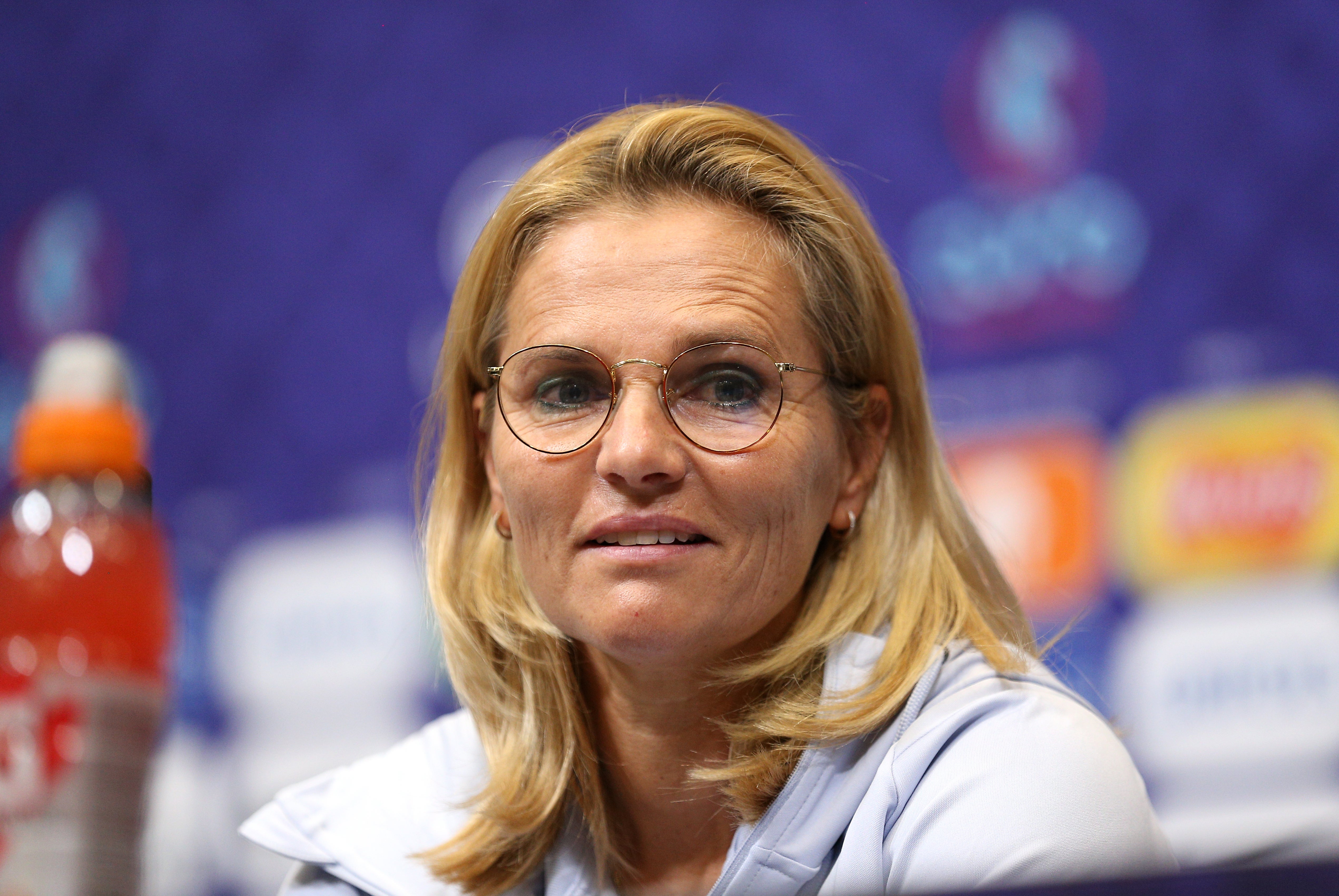 Sarina Wiegman admits England have been practising penalties (Nigel French/PA)