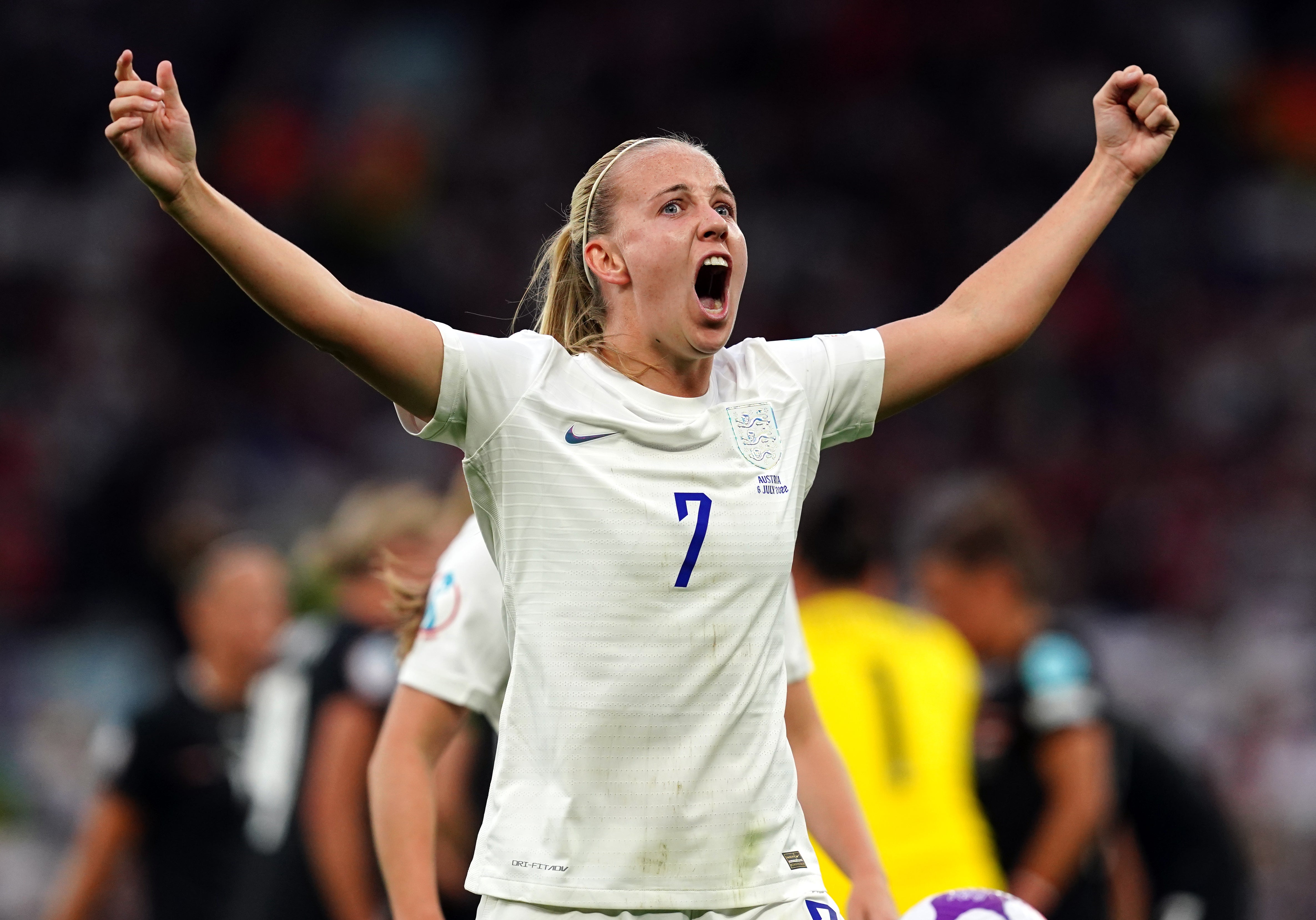 Eventual player of the tournament Beth Mead scored the first goal of the Euros as England beat Austria 1-0 (Martin Rickett/PA)