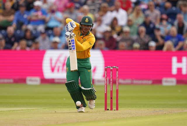 Reeza Hendricks hit 70 for South Africa to help them set 192 for England to win the T20 decider at the Ageas Bowl (Nick Potts/PA)