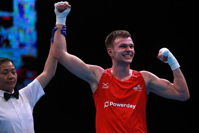 Lewis Richardson is into the middleweight quarter-finals at the Commonwealth Games (Adam Davy/PA)