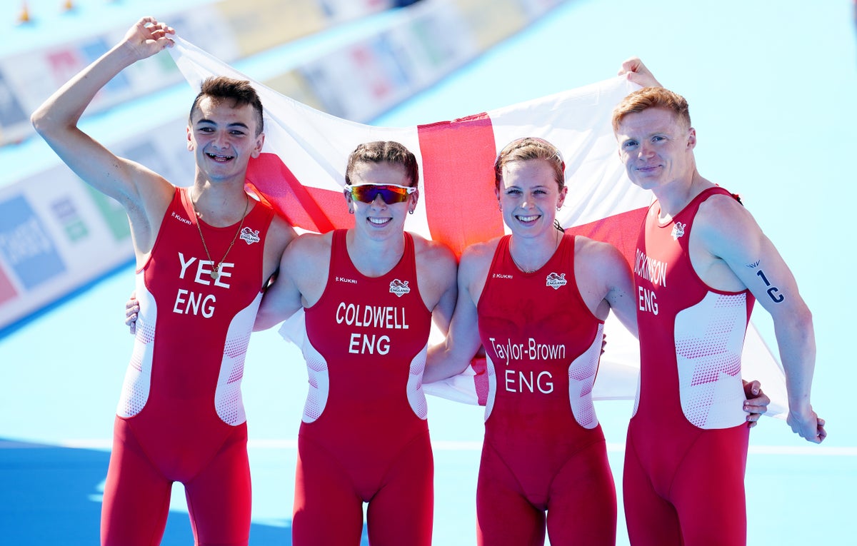 Alex Yee sets up triathlon mixed relay gold before denying promise to buy a dog