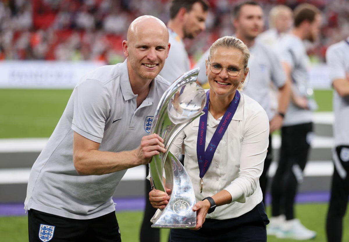 ‘She would have been proud’: Sarina Wiegman dedicates England’s Euro 2022 triumph to late sister