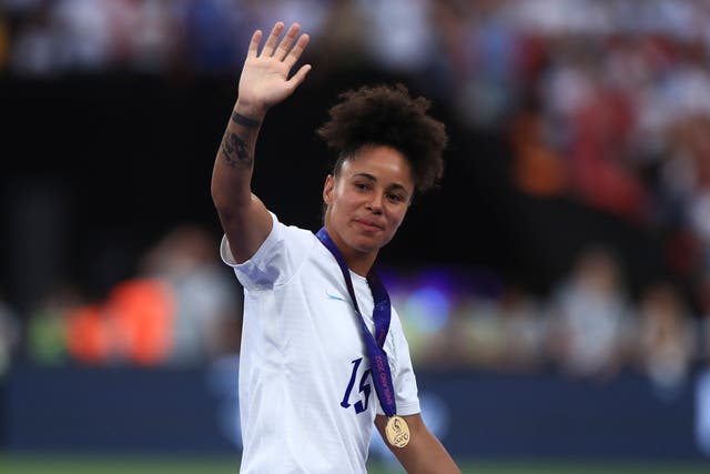<p>Stokes said the Lionesses started using a system that hides offensive language online to ‘protect’ themselves</p>