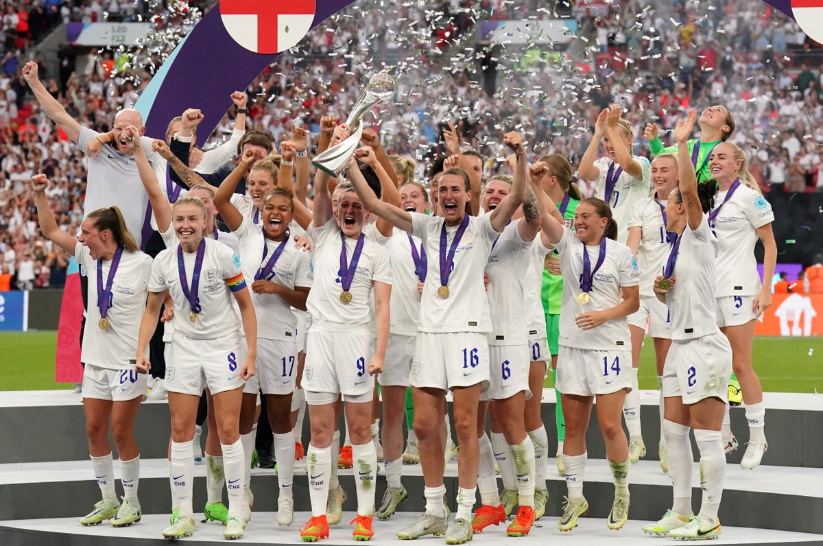 Celebrations continue through the night as England seal Euro 2022 glory