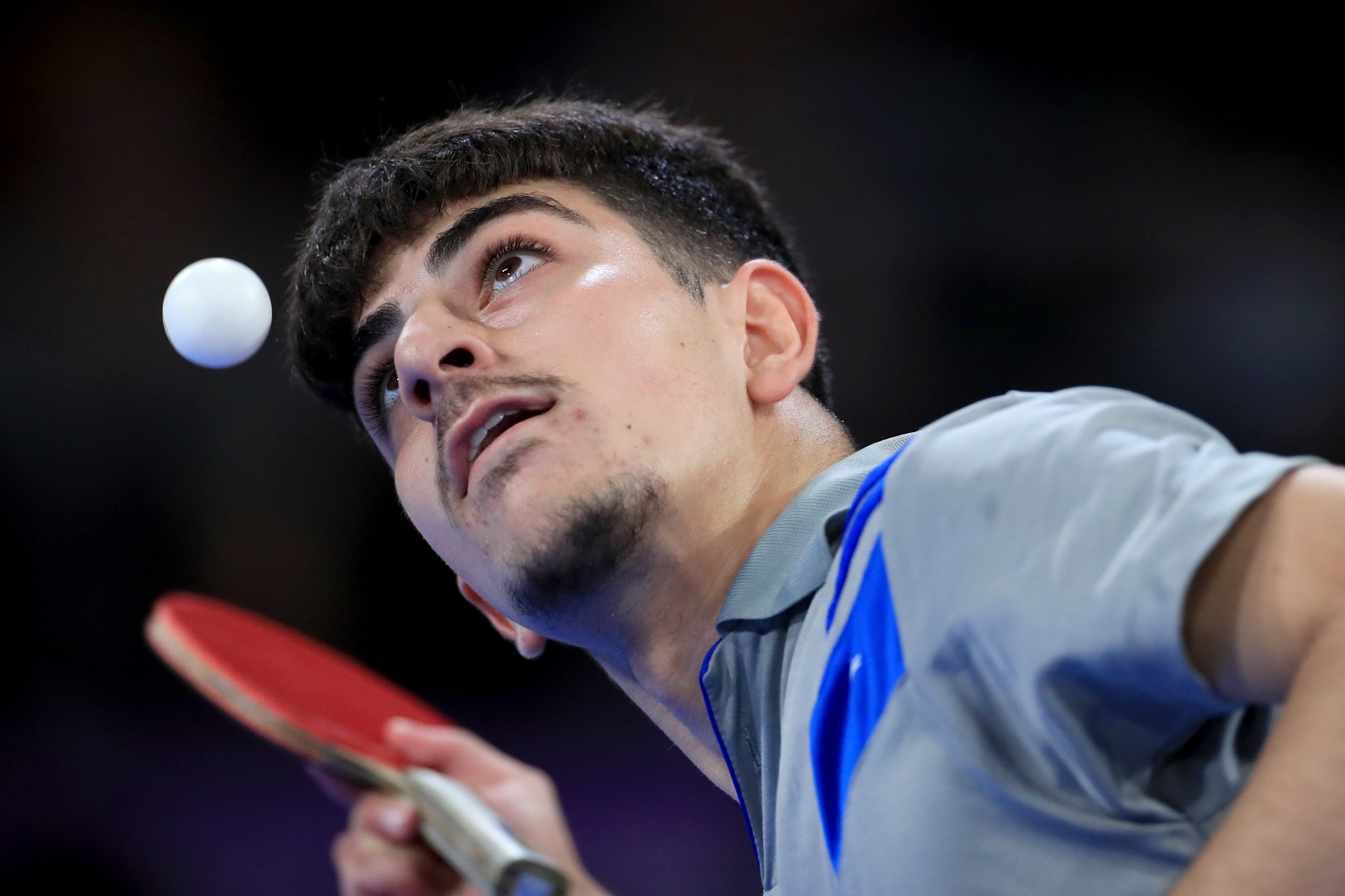 Cyprus’ Sharpel Elia in Commonwealth Games table tennis action (Bradley Collyer/PA)