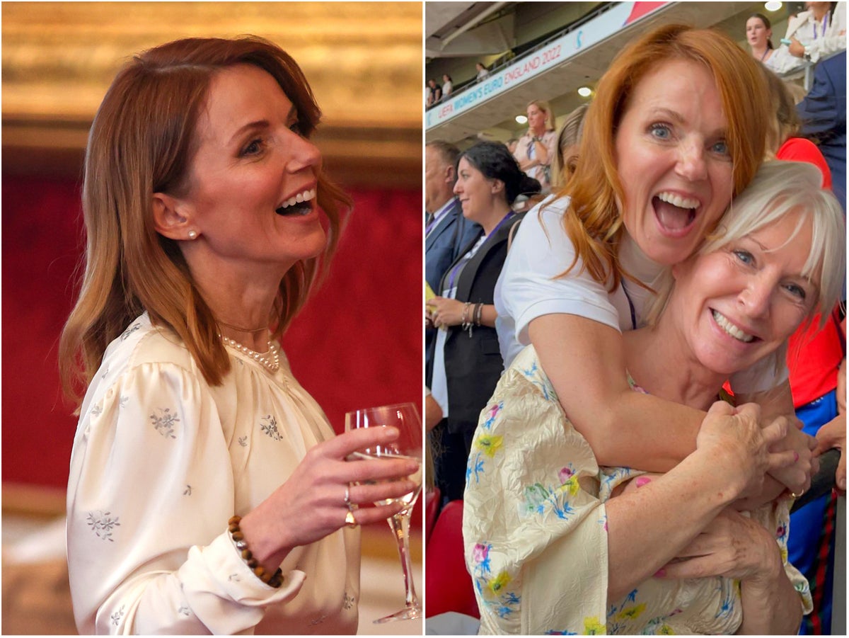 Spice Girls fans ‘disappointed’ as Geri Halliwell hugs Nadine Dorries at Euro 2022 final