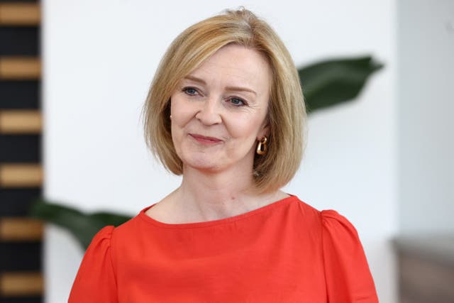 Nine Tory MSPs are backing Liz Truss for prime minister (Henry Nicholls/PA)