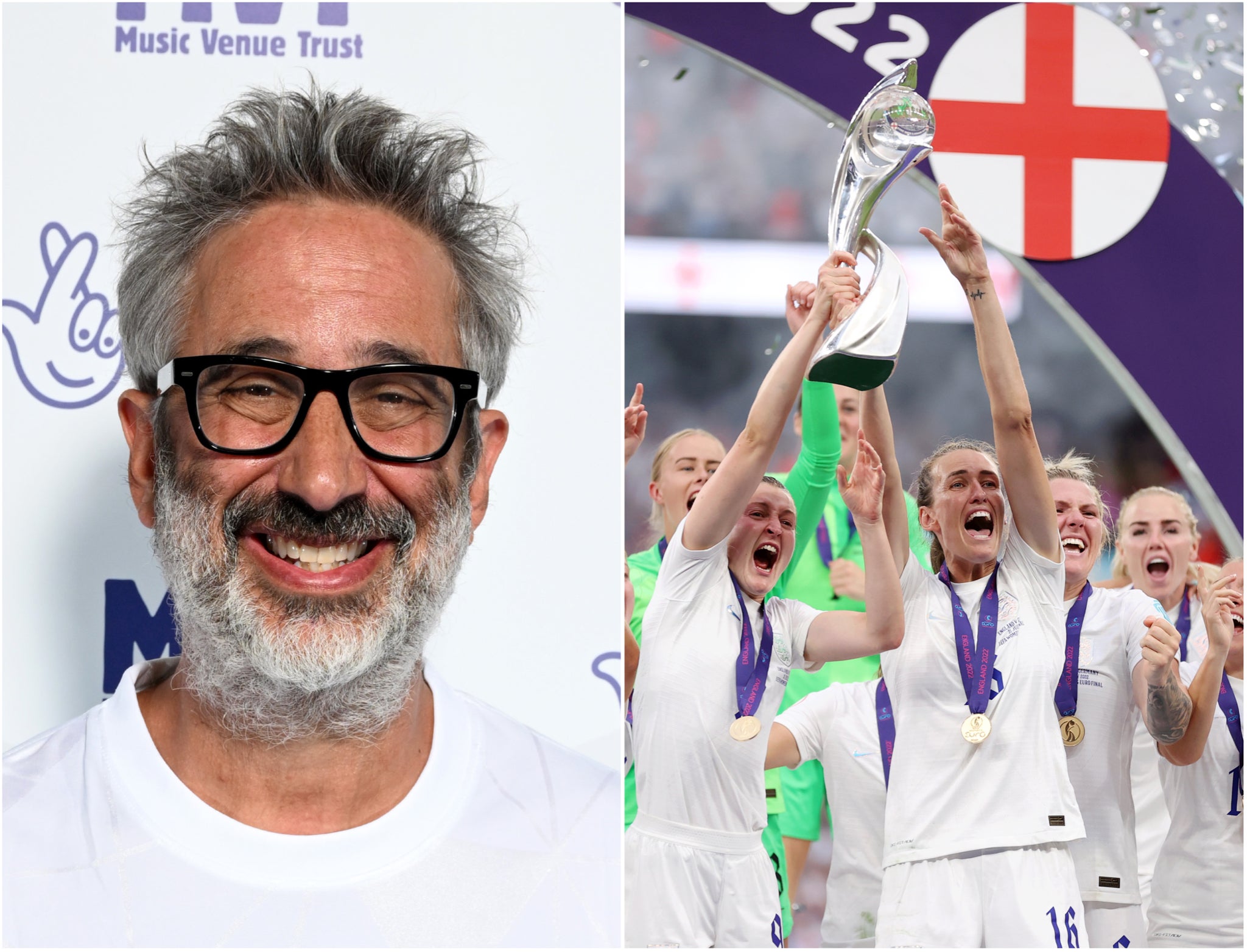 David Baddiel and the Lionesses