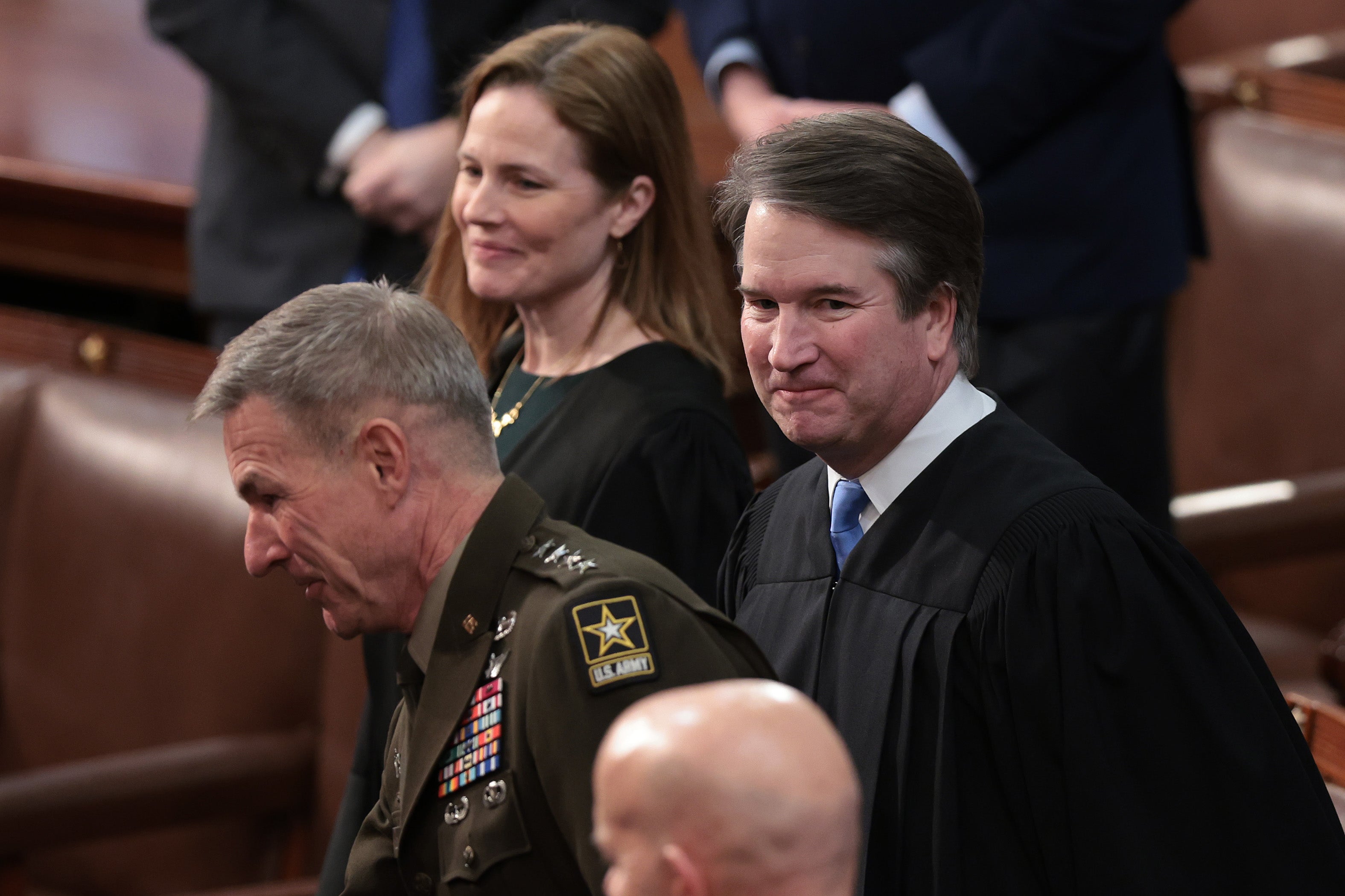 Justices Amy Coney Barrett and Brett Kavanaugh voted to overturn Roe v Wade