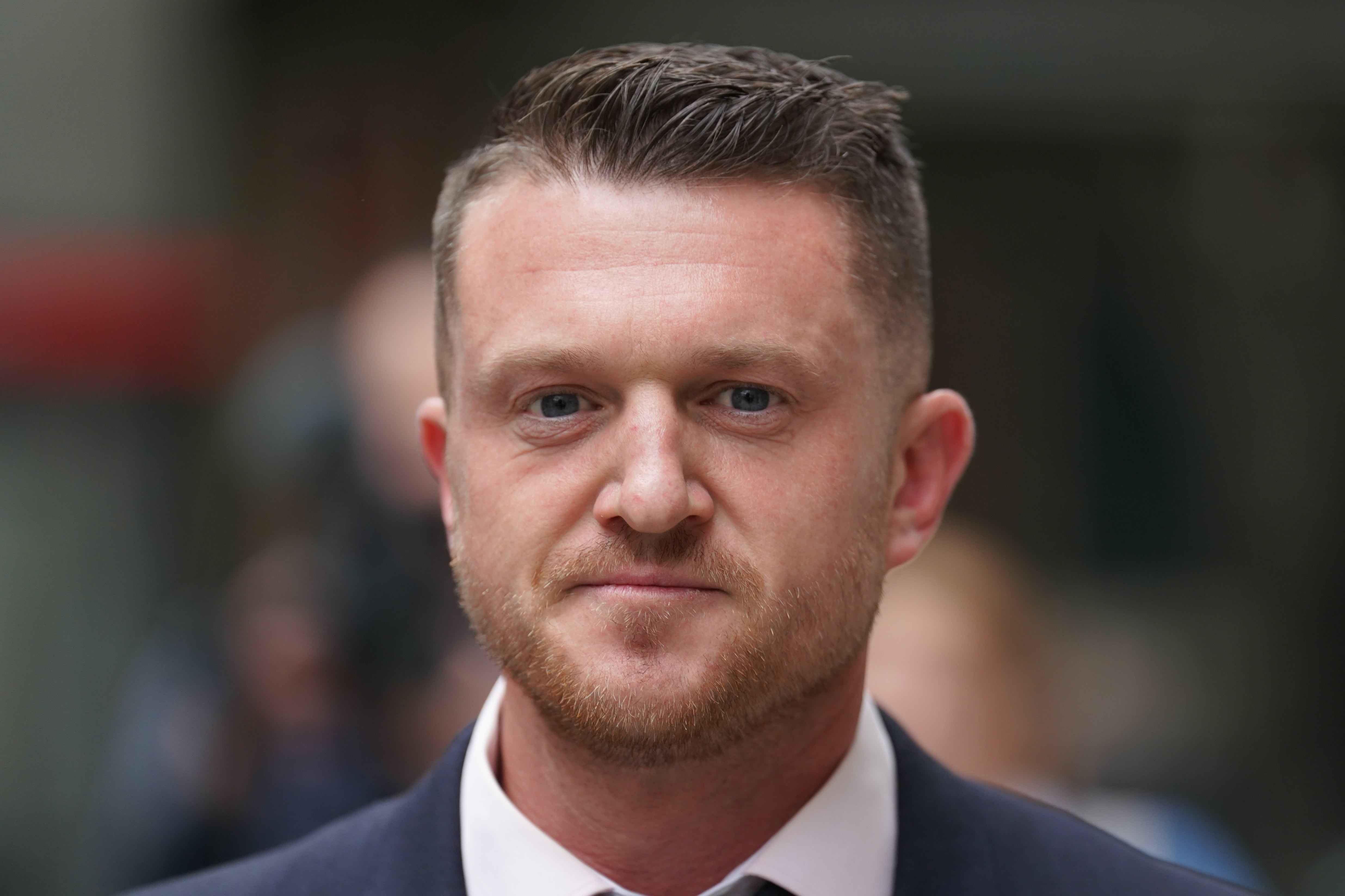 English Defence League founder Tommy Robinson urged his supporters to protect the Cenotaph (Kirsty O’Connor/PA)