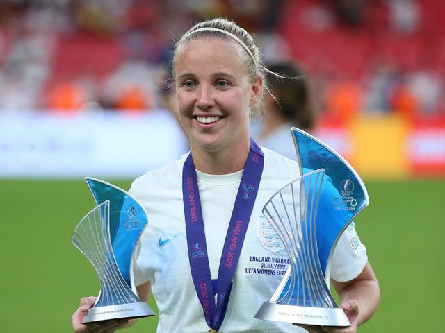 Beth Mead after England’s victory over Germany