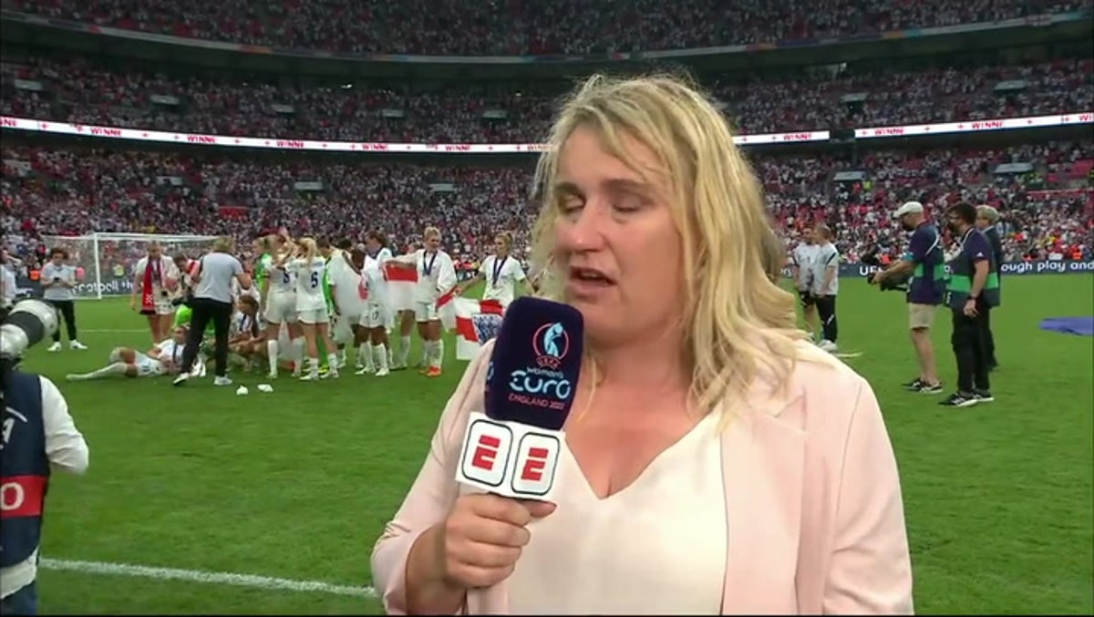 Euro 2022: ‘Overwhelmed’ Emma Hayes gives emotional interview after England win final