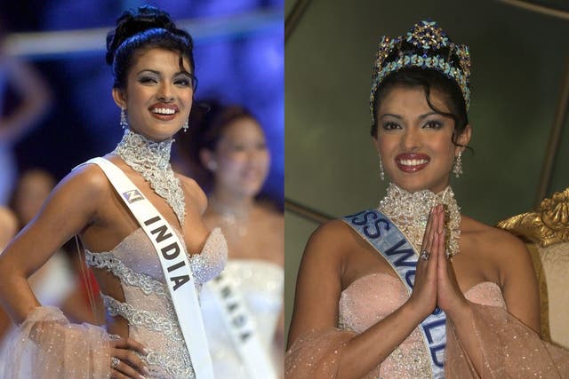 <p>Priyanka Chopra crowned winner of Miss World in 2000</p>