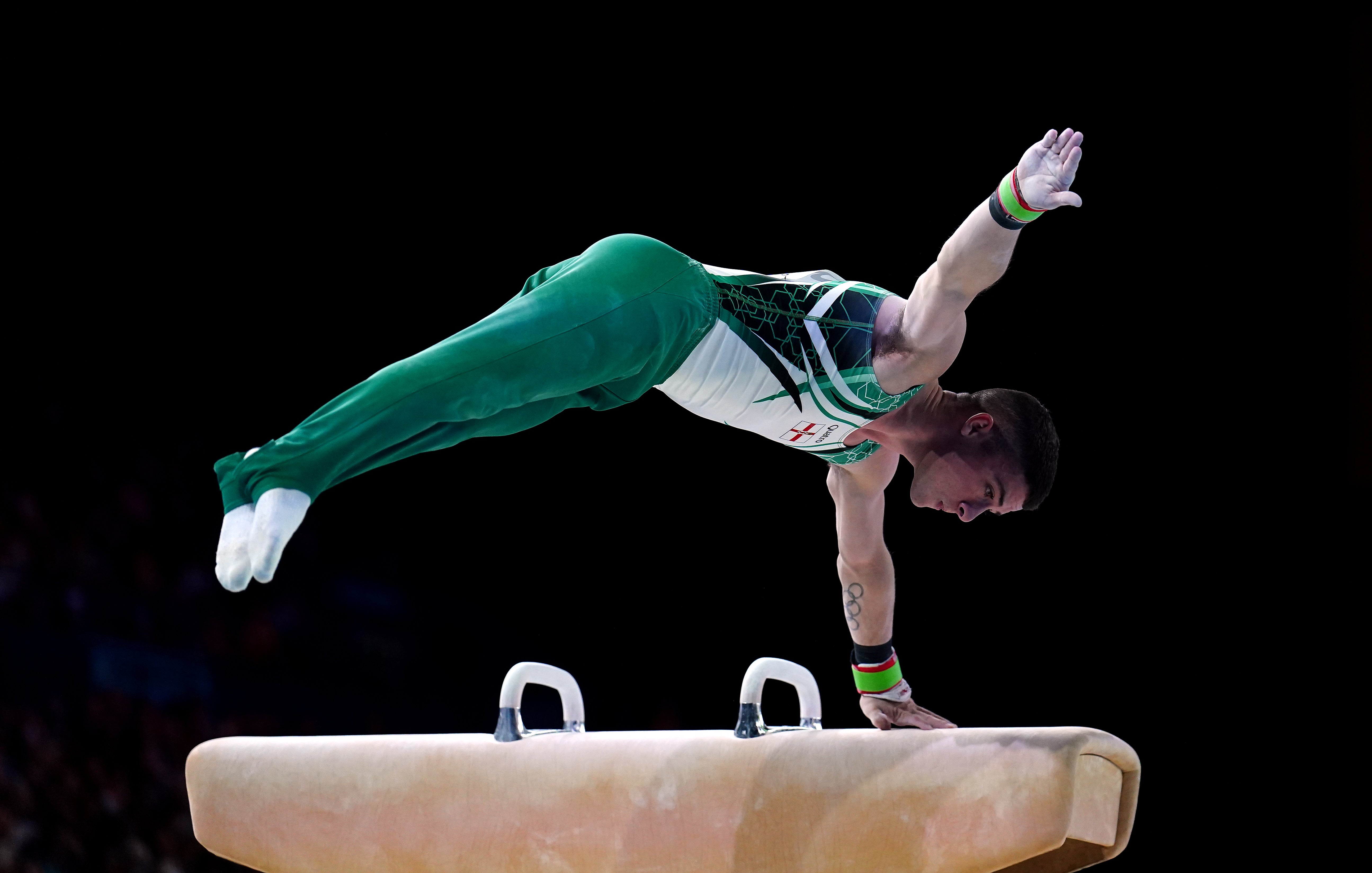 Rhys McClenaghan won a silver medal despite a mistake on his pommel routine (Mike Egerton/PA)