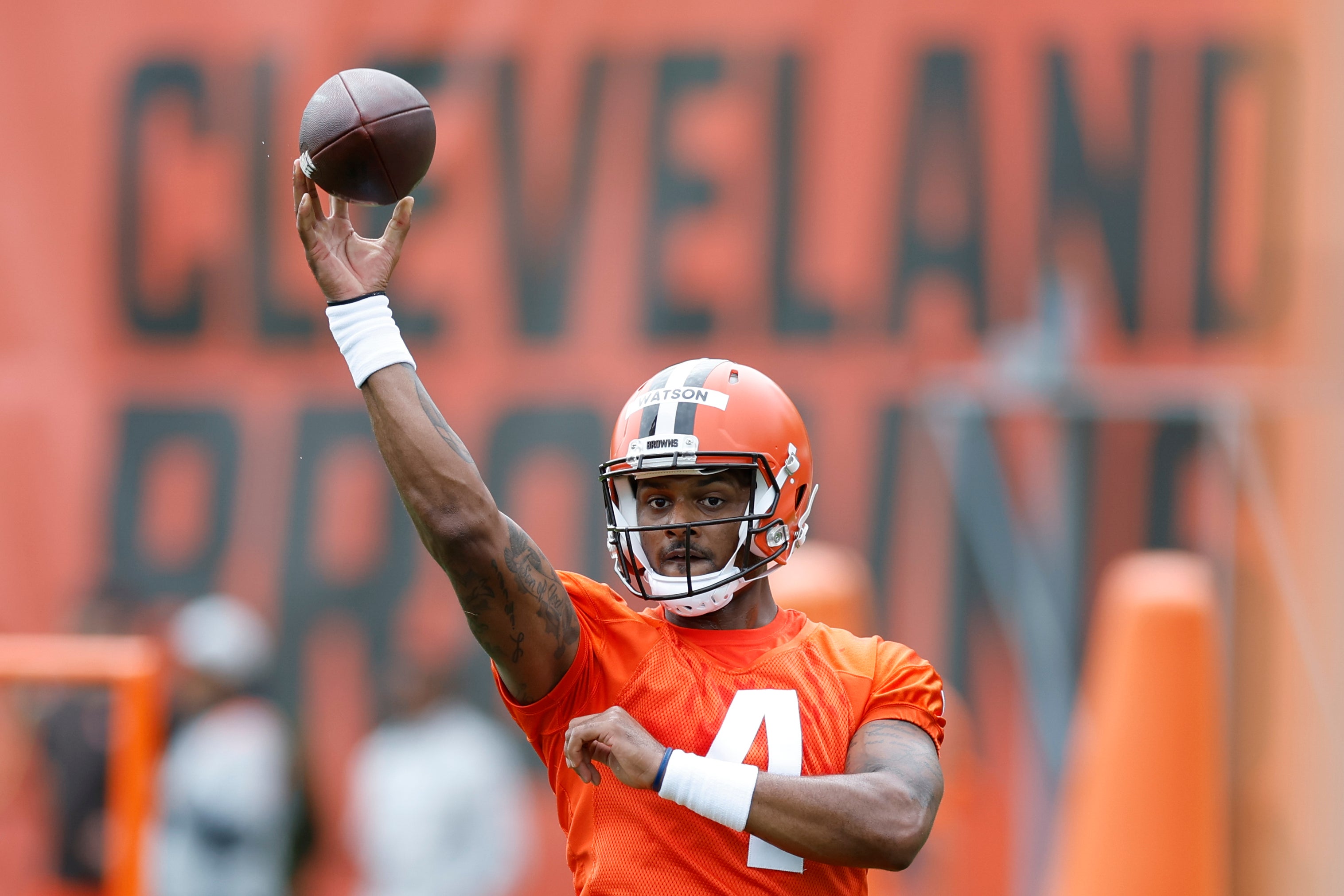 Browns-Watson Suspended Football