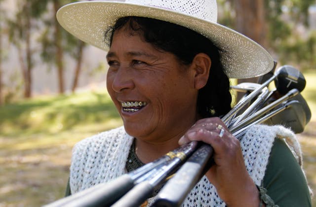 <p>BOLIVIA-GOLF MUJERES INDÍGENAS</p>