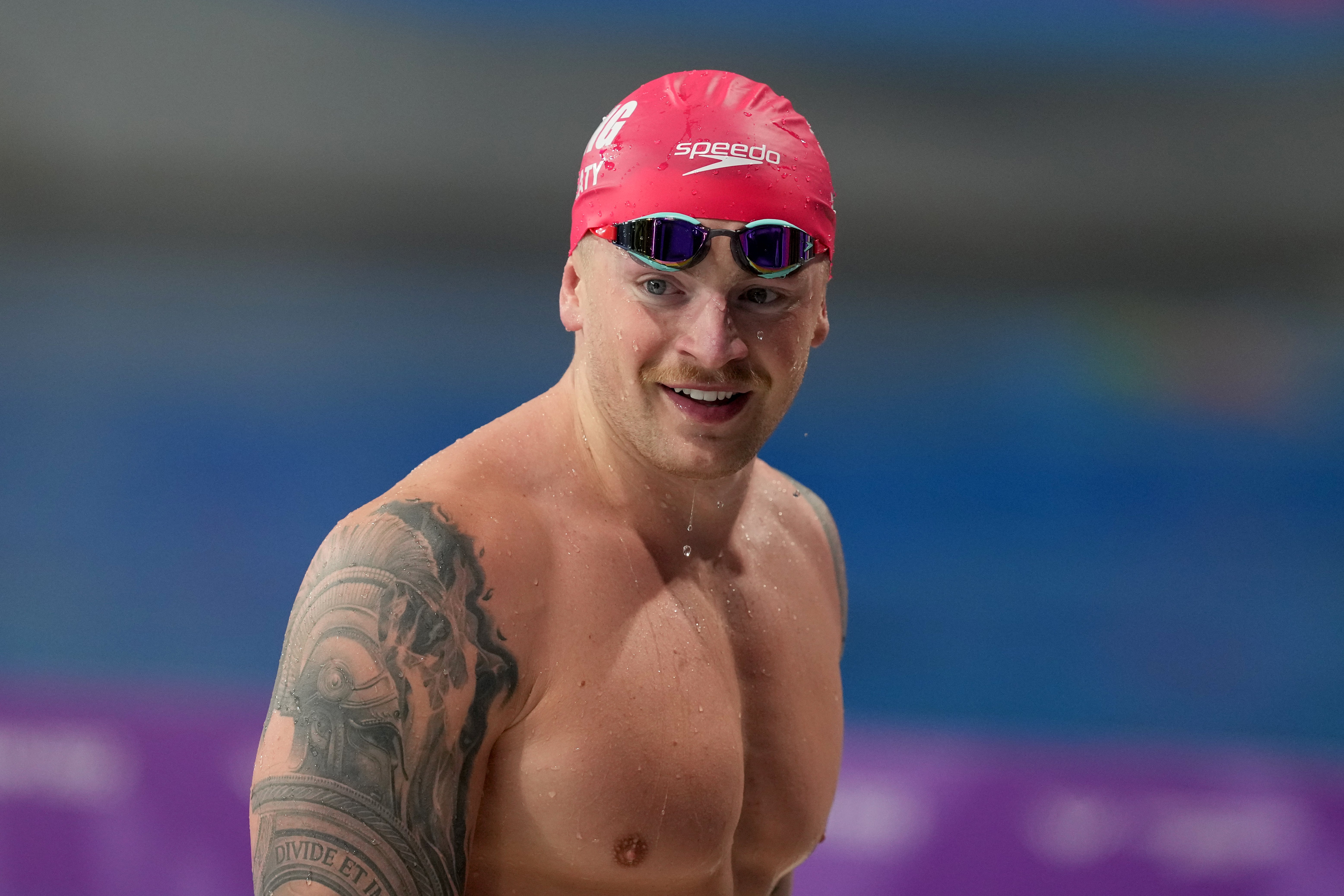 Adam Peaty is into the men’s 50m breaststroke final (Martin Rickett/PA)