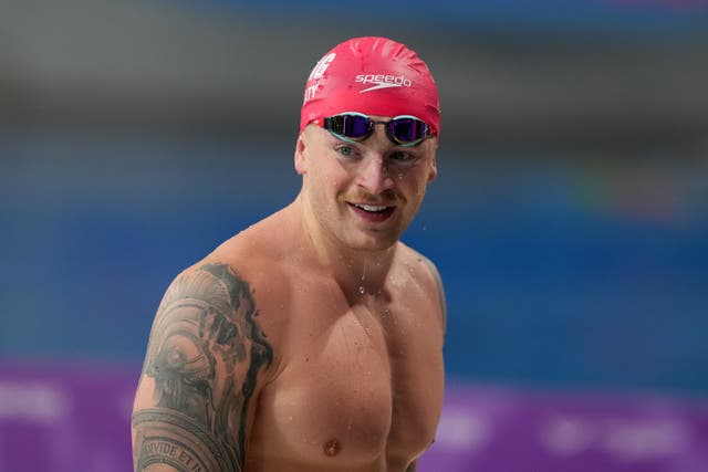 Adam Peaty is into the men’s 50m breaststroke final (Martin Rickett/PA)