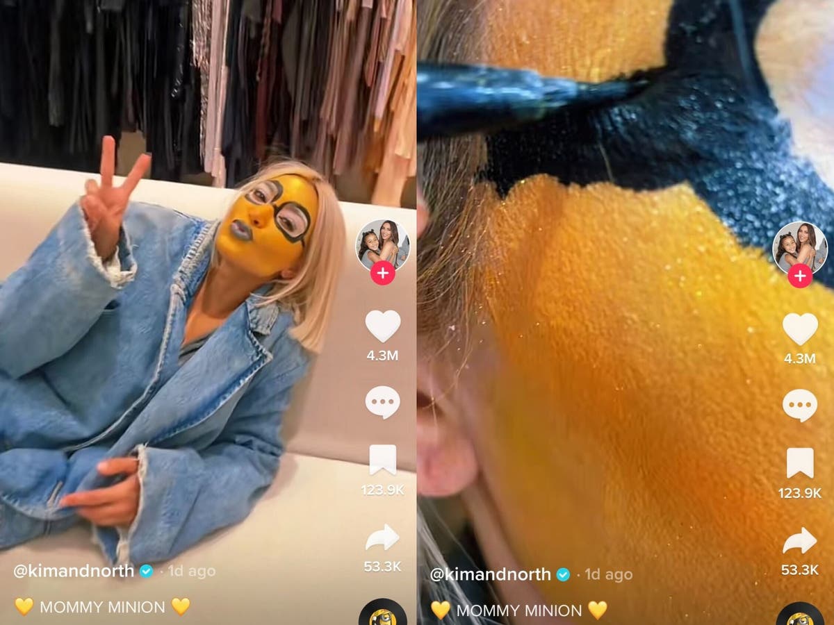 North West transforms Kim Kardashian into ‘Mommy Minion’ on TikTok