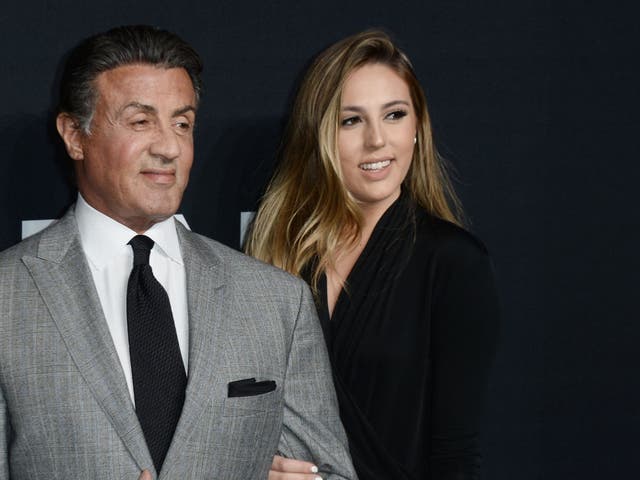 <p>Sophia is Stallone’s eldest daughter</p>