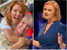 Geri Halliwell told Liz Truss to ‘go for’ Tory leadership at Euro 2022 final