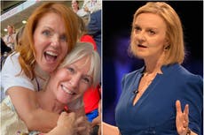 Geri Halliwell told Liz Truss to ‘go for’ Tory leadership at Euro 2022 final