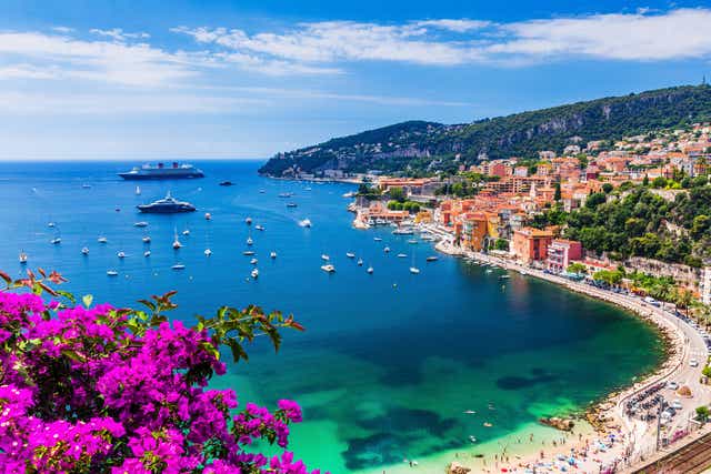<p>France is the latest country to drop all Covid restrictions at the border. Pictured: Villefranche-sur-Mer, French Riviera</p>
