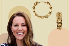 Kate Middleton’s £18 gold-plated chain hoop earrings are still in stock – here’s where to buy them