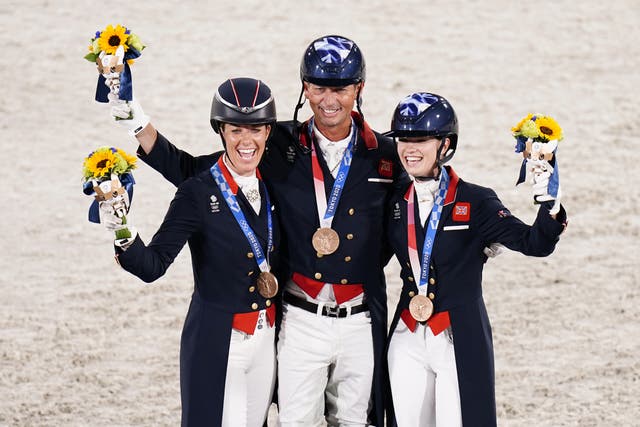 Charlotte Fry (right) is set for dressage world championship action (Danny Lawson/PA)