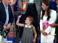 Princess Charlotte steals the show as she joins William and Kate at Commonwealth Games