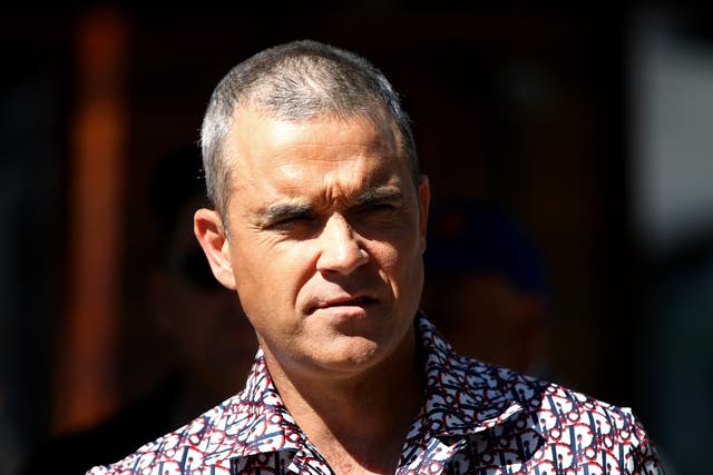 <p>Robbie Williams previously had a hair transplant in 2013</p>