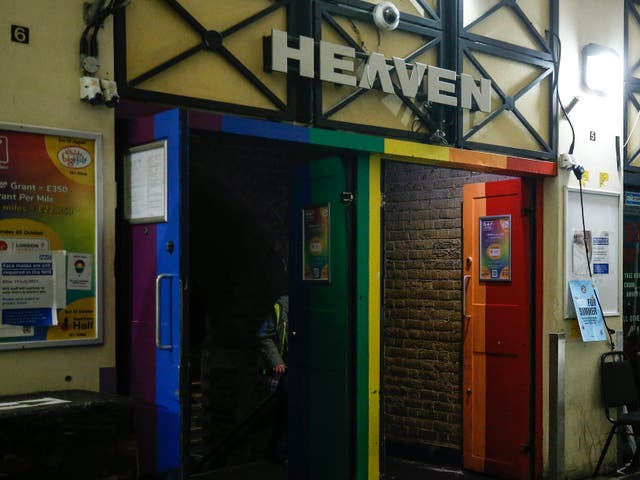 <p>The nightclub Heaven in Charing Cross </p>