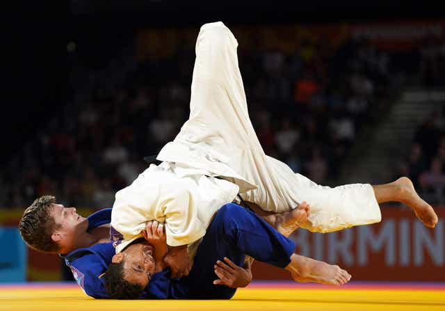 England’s Daniel Powell claimed judo gold in Coventry (Nick Potts/PA)
