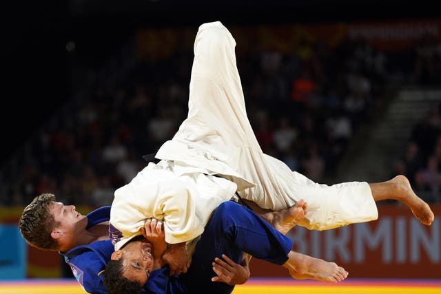 England’s Daniel Powell claimed judo gold in Coventry (Nick Potts/PA)