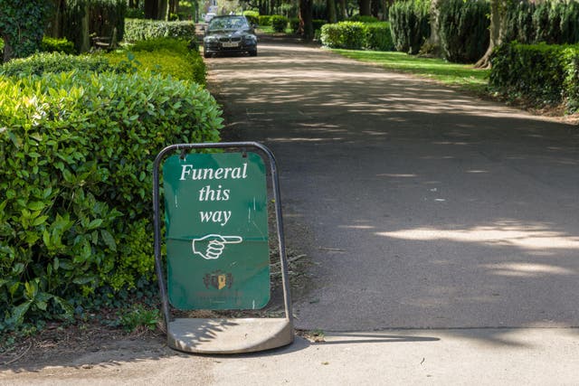 Adverts for two funeral providers have been banned (Alamy/PA)