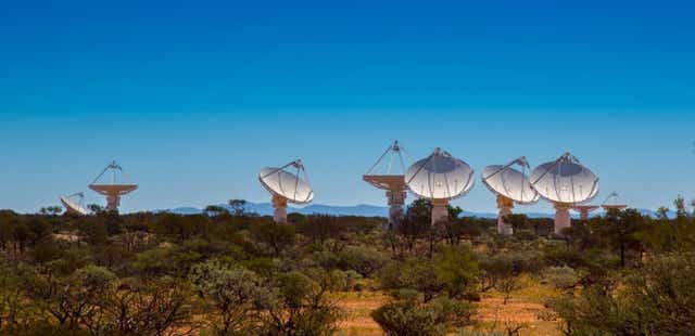 <p>The ASKAP telescope in Western Australia</p>