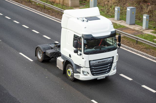 <p>An unmarked police lorry cab out ‘spotting’ road offences and crimes </p>