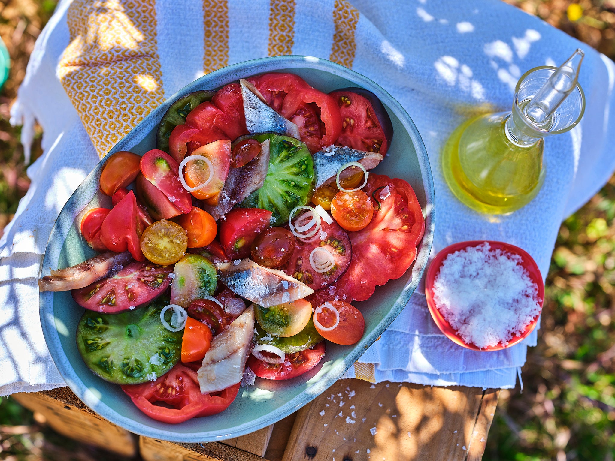Sardines give the humble tomato salad smoky depth