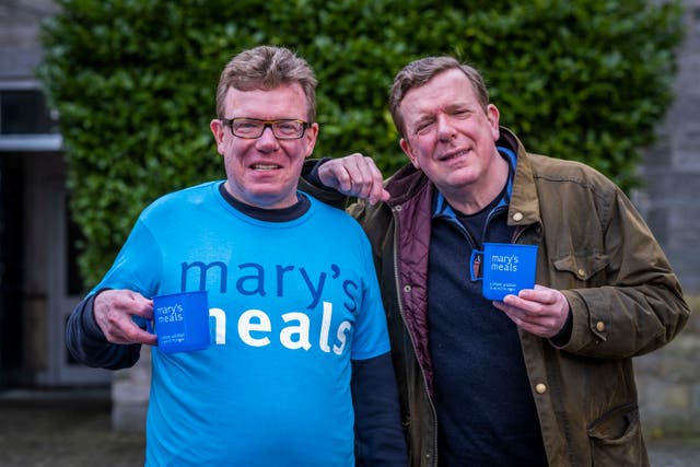 Craig and Charlie Reid of The Proclaimers are encouraging people to help charity Mary’s Meals (Chris Watt Photography/PA)