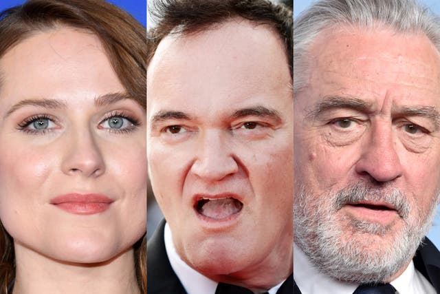 Evan Rachel Wood, Quentin Tarantino y Robert De Niro