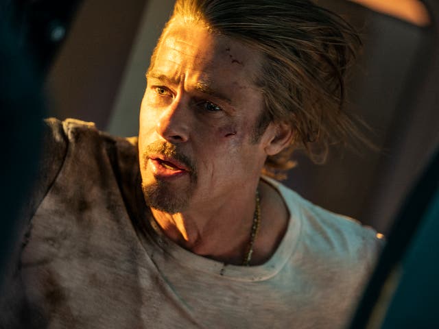 <p>Brad Pitt in ‘Bullet Train’ </p>