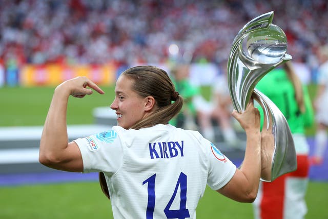 Fran Kirby helped England win the Euros (Nigel French/PA)